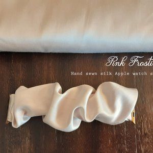 SILK Scruchies - Hand sewn! (Hair scrunchie OR Watch Band any type!)